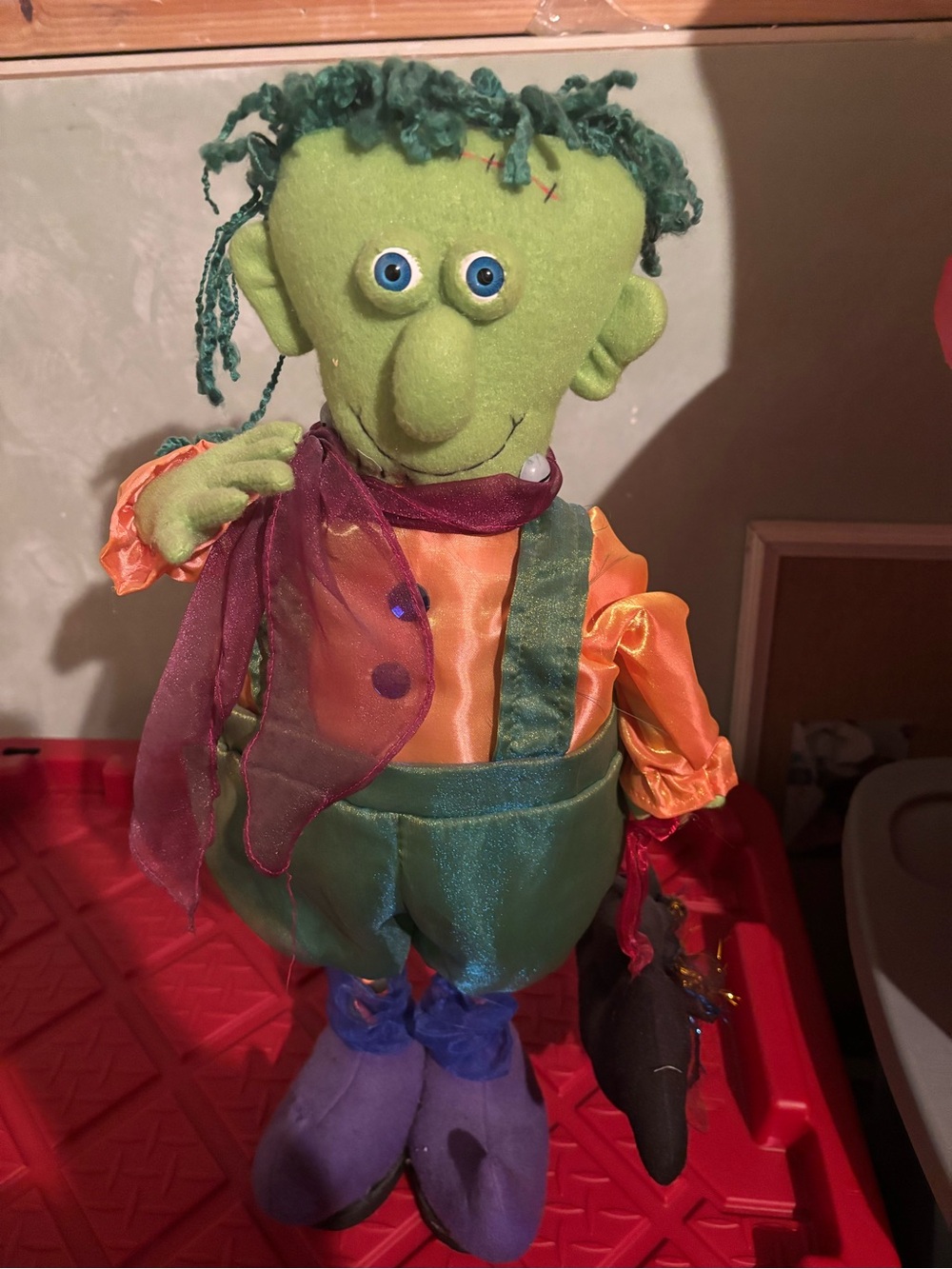 Halloween monster craft doll